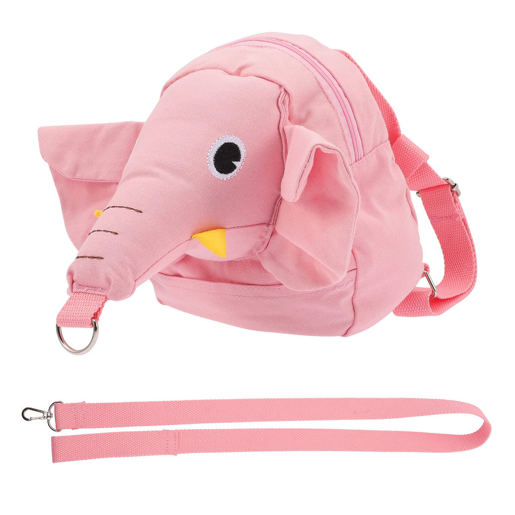 LUOZZY Elephant Toddler Backpack with Leash Children Toddler Harness with Leash (Pink)